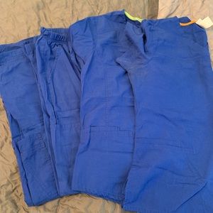 Royal Blue Scrub Set